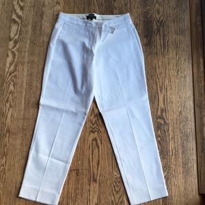 Talbots white hempshire pants